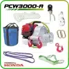 Kannettava polttomoottorivinssi Portable Winch PCW3000 varustepaketilla.