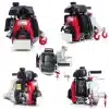 Kannettava polttomoottorivinssi Portable Winch PCW5000 eri kulmista.
