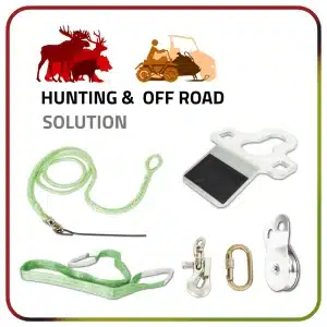 Metsä- ja off-road tarvikepaketti Portable Winch vinsseille. PCA-HOS.
