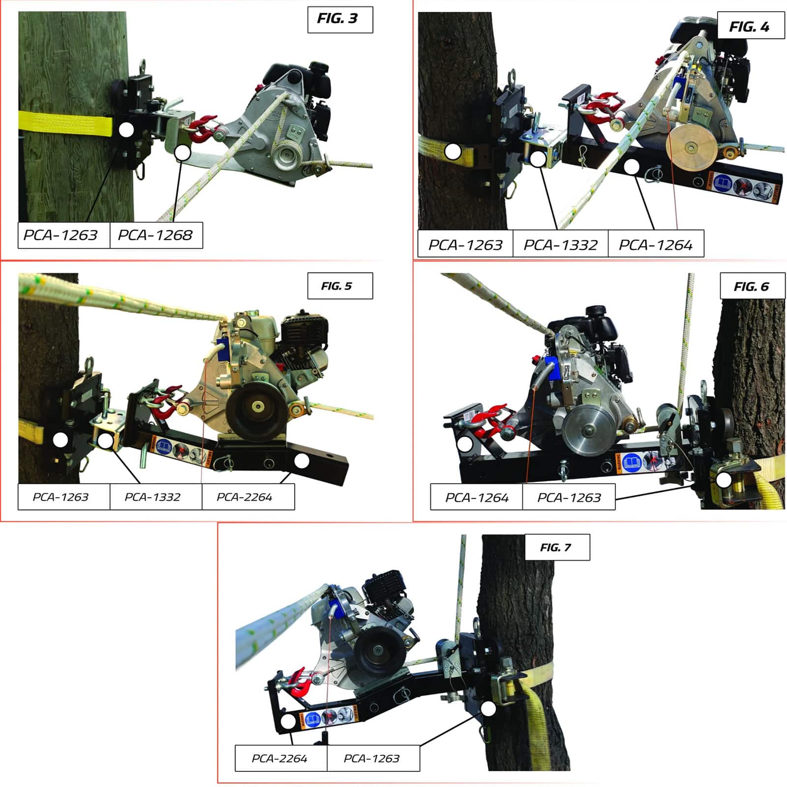 Vinssin ankkurointijärjestelmä puihin ja tolppiin - Image 4