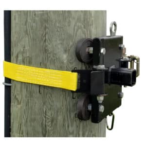 Vinssin ankkurointijärjestelmä puihin ja tolppiin