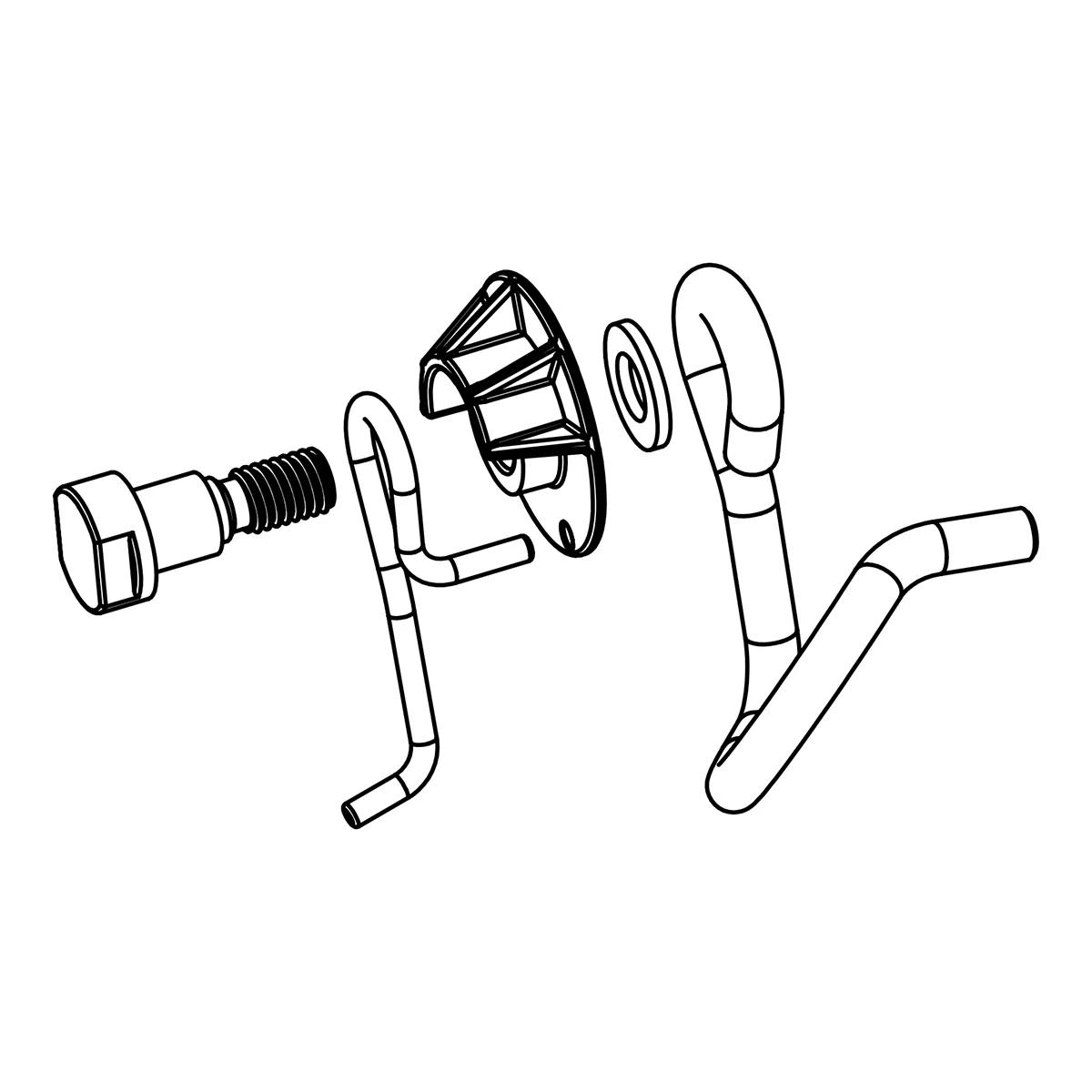 Portable Winch PCA-1160 köysikoukku jännitelangalla