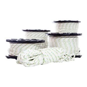Kaksoispalmikoitu polyesteriköysi 12 mm