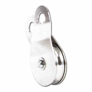 Väkipyörä - yksipyöräinen - ruostumaton teräs