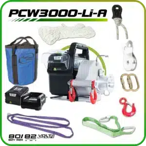 PCW3000-Li akku-laturi-varuste