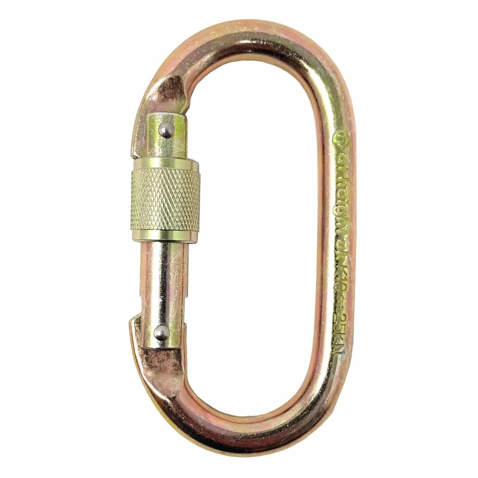 Karabiinihaka - teräs - 25kN, 17 mm, kierrelukitus - Image 2