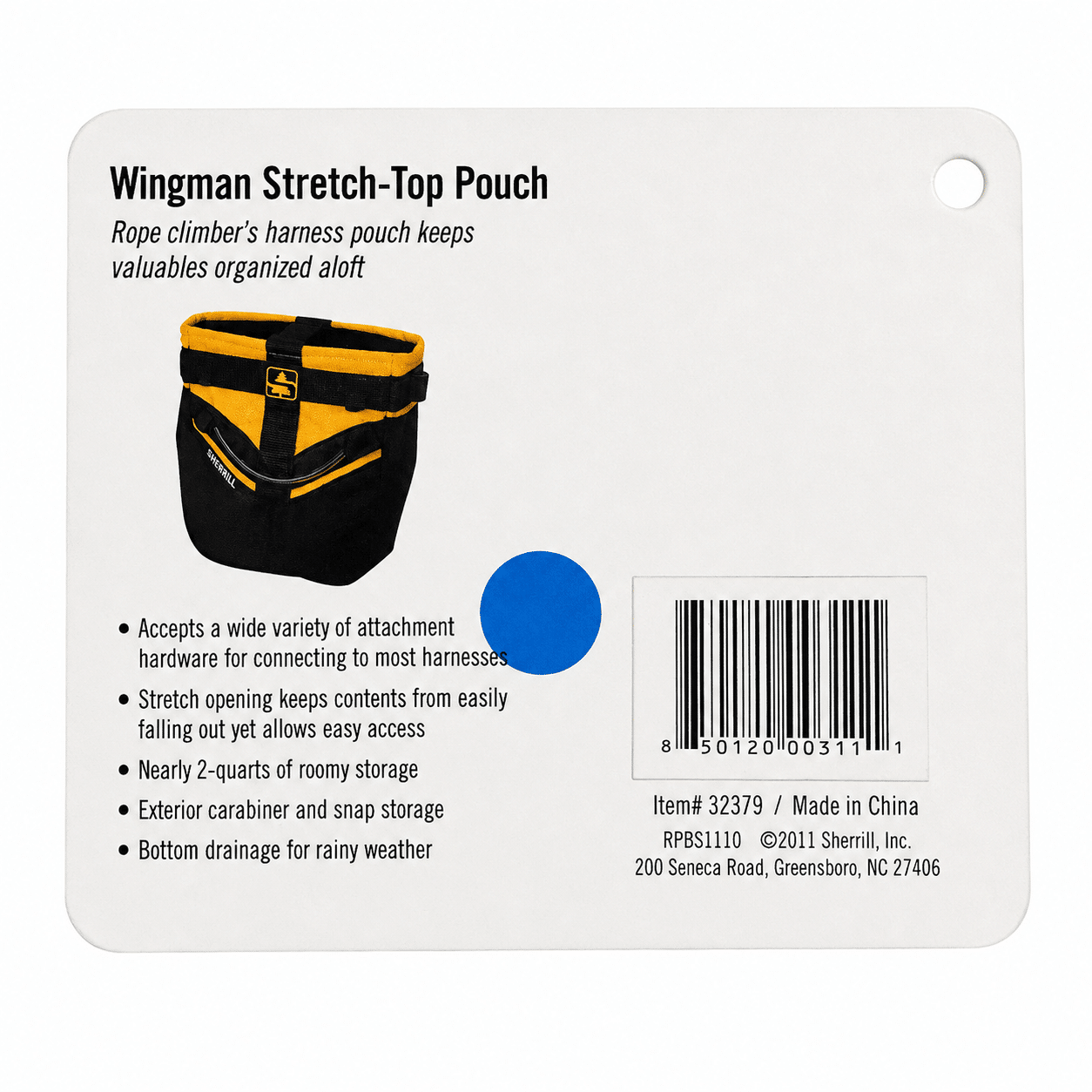 RopeBoss Wingman Stretch-Top Pouch -varustetasku köysikassiin - Image 4
